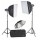 Visico VL-400 Plus Softbox + Umbrella Kit 3 Flash Head